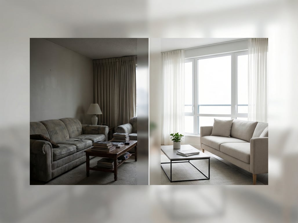 Illustration for section 2 of: Fotos antes y después para vender casa: ejemplos, checklist y errores a evitar (2026)