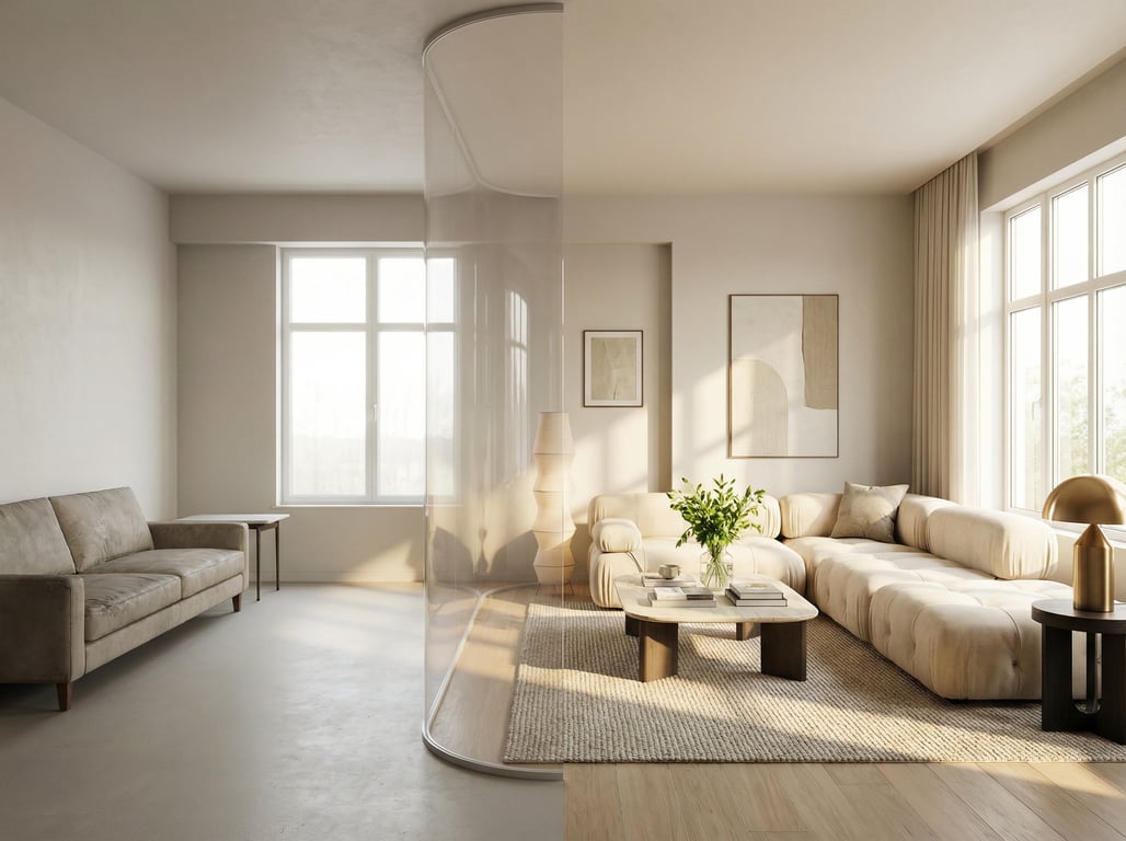 Illustration for section 1 of: Homestage (Home Staging) für Immobilien: Bedeutung, Beispiele & wann sich virtuelles Staging lohnt