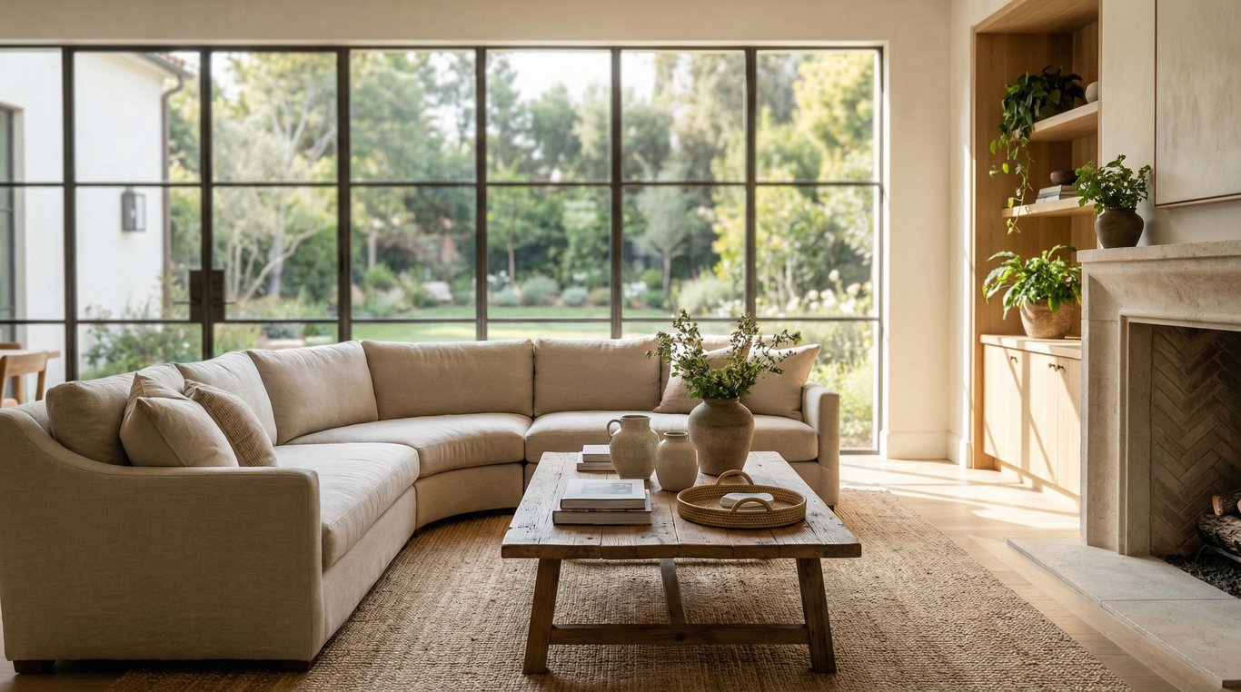 Organic Modern Living Room