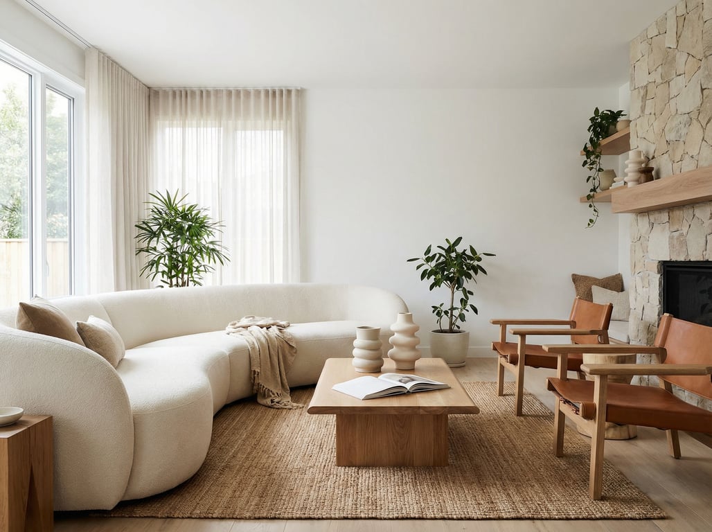 Illustration for section 1 of: Organic Modern Living Room: What It Is + Layout & Styling Ideas That Photograph Well