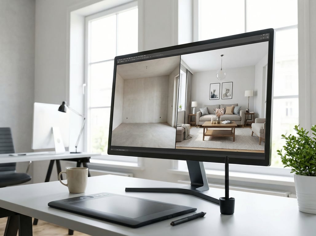 Illustration for section 2 of: Renderizar: qué es, cómo hacerlo con fotos reales y cuándo usarlo en inmobiliaria