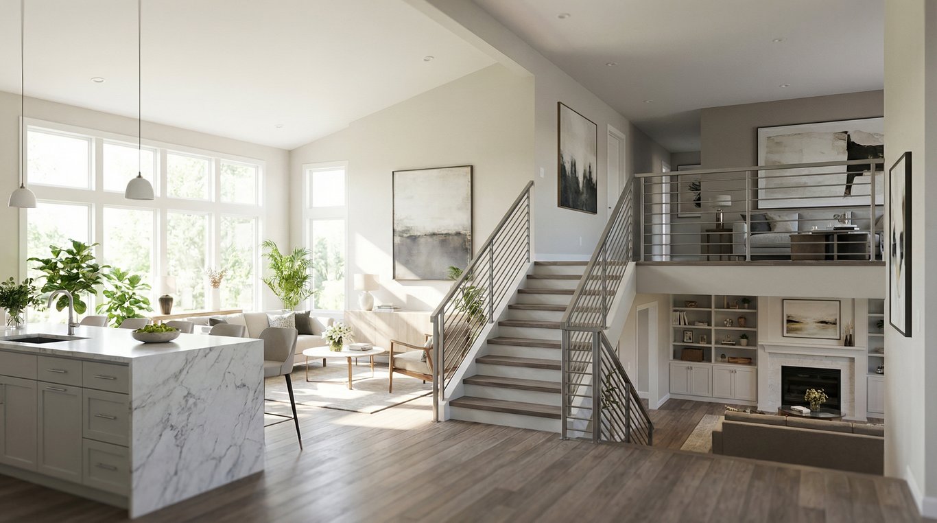 Split Level House Interior: Layout Challenges
