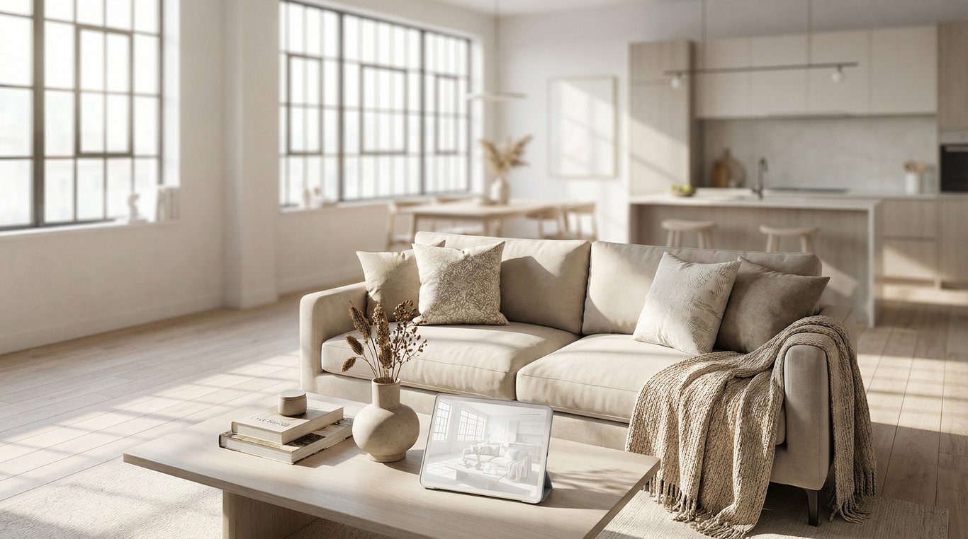 Staged Home: Bedeutung, Beispiele & wann sich (virtuelles) Homestaging für Immobilien lohnt