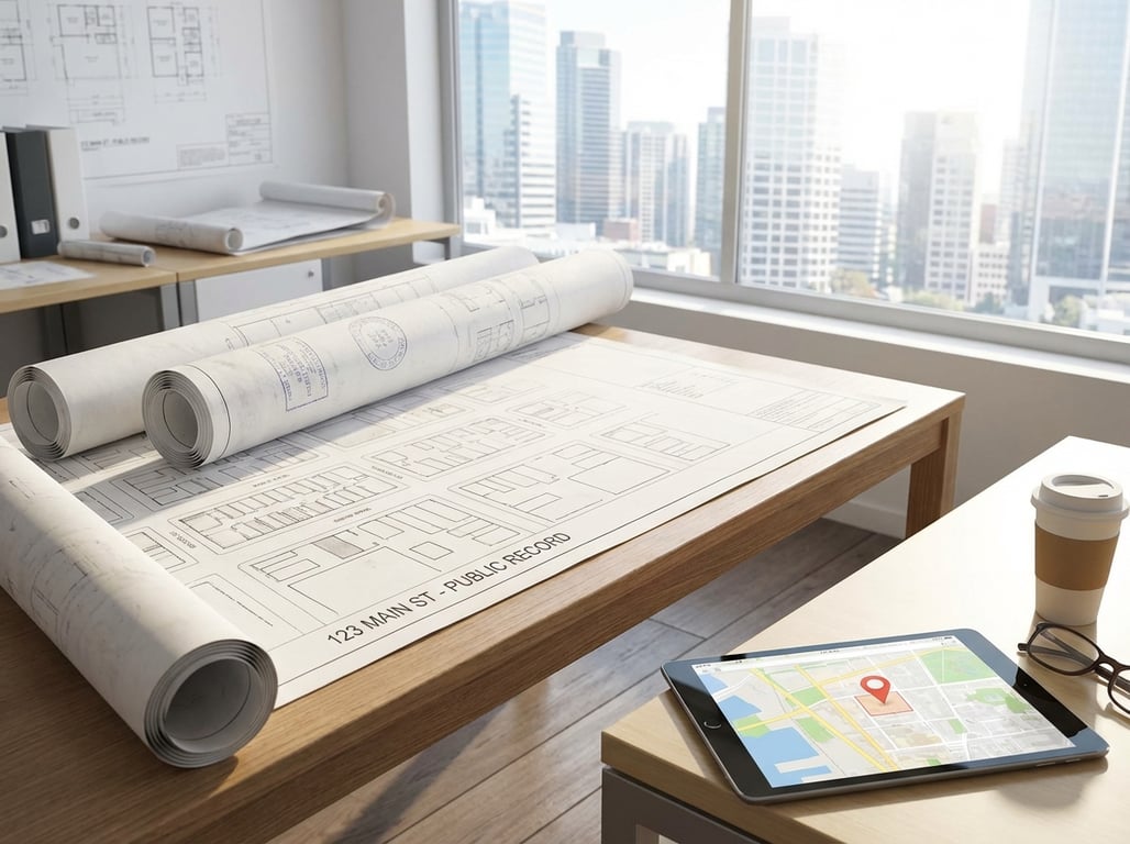 Illustration for section 2 of: Blueprints by Address vs Floor Plans: What’s Public