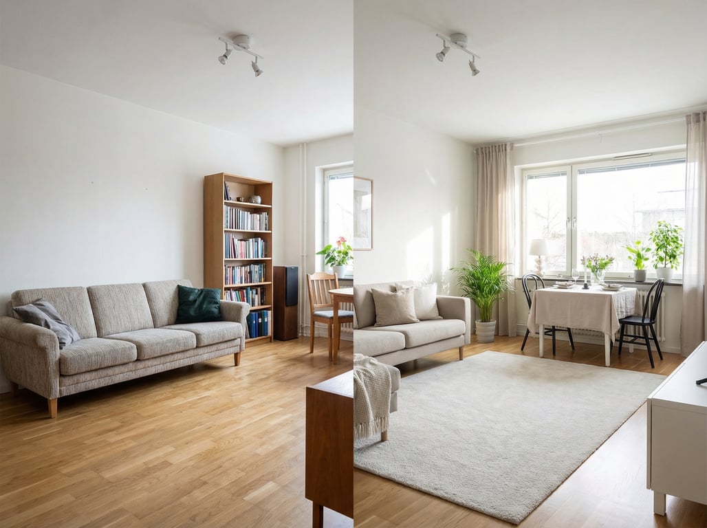 Illustration for section 1 of: Homestaging (Home Staging) erklärt: Bedeutung, Beispiele, Kosten & Checkliste für Immobilienanzeigen