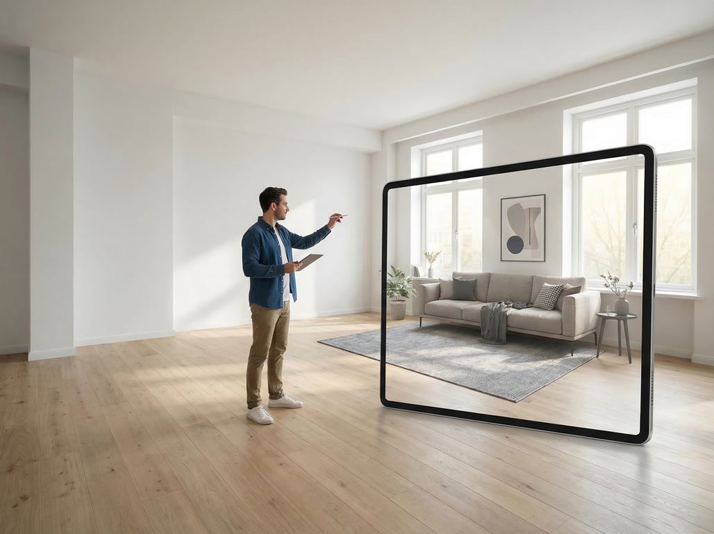 Illustration for section 2 of: KI-Raumgestaltung für Immobilien: Unterschiede zu (Virtual) Home Staging, Einsatzfälle & Checkliste