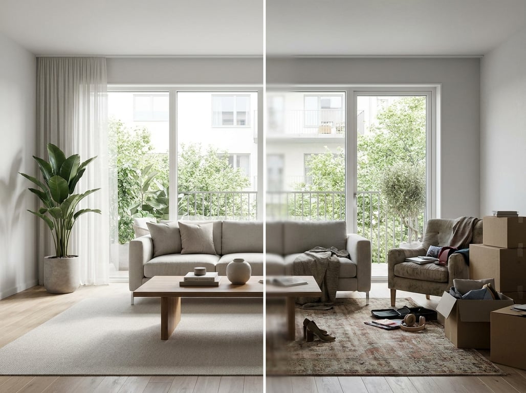 Illustration for section 1 of: Staged Home im Verkauf: Bedeutung, Abgrenzung, wann es lohnt