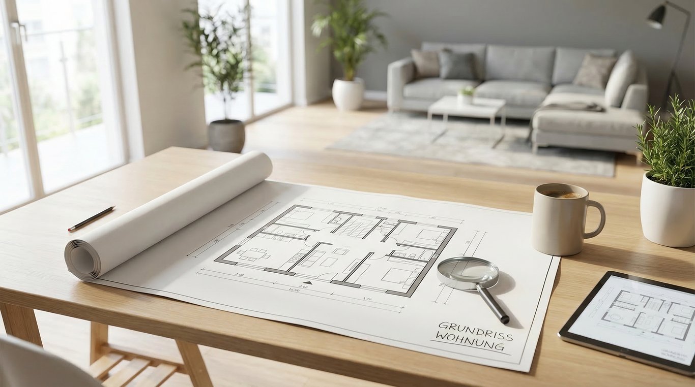 Wohnungsgrundriss lesen: Was Käufer im Exposé sofort verstehen wollen