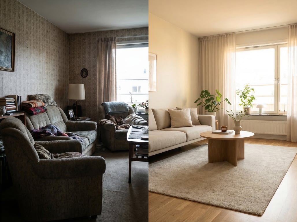 Illustration for section 2 of: Casa decor para vender piso: ideas por estancia con fotos antes y después