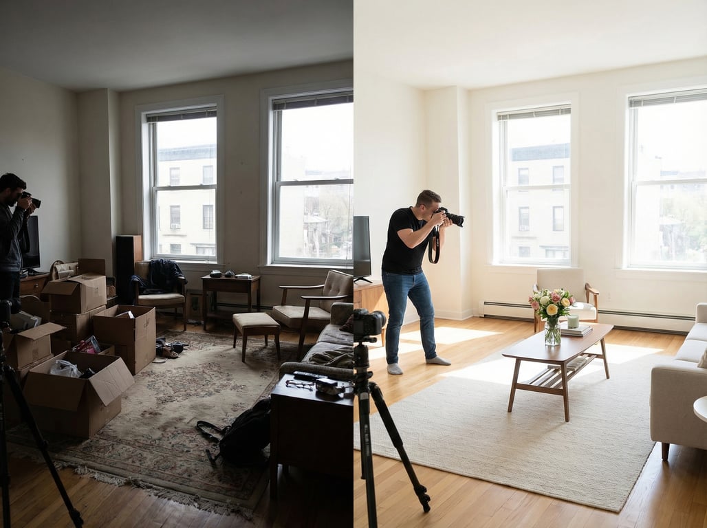 Illustration for section 2 of: Cómo hacer fotos “antes y después” para vender una casa (guía + checklist y errores comunes)