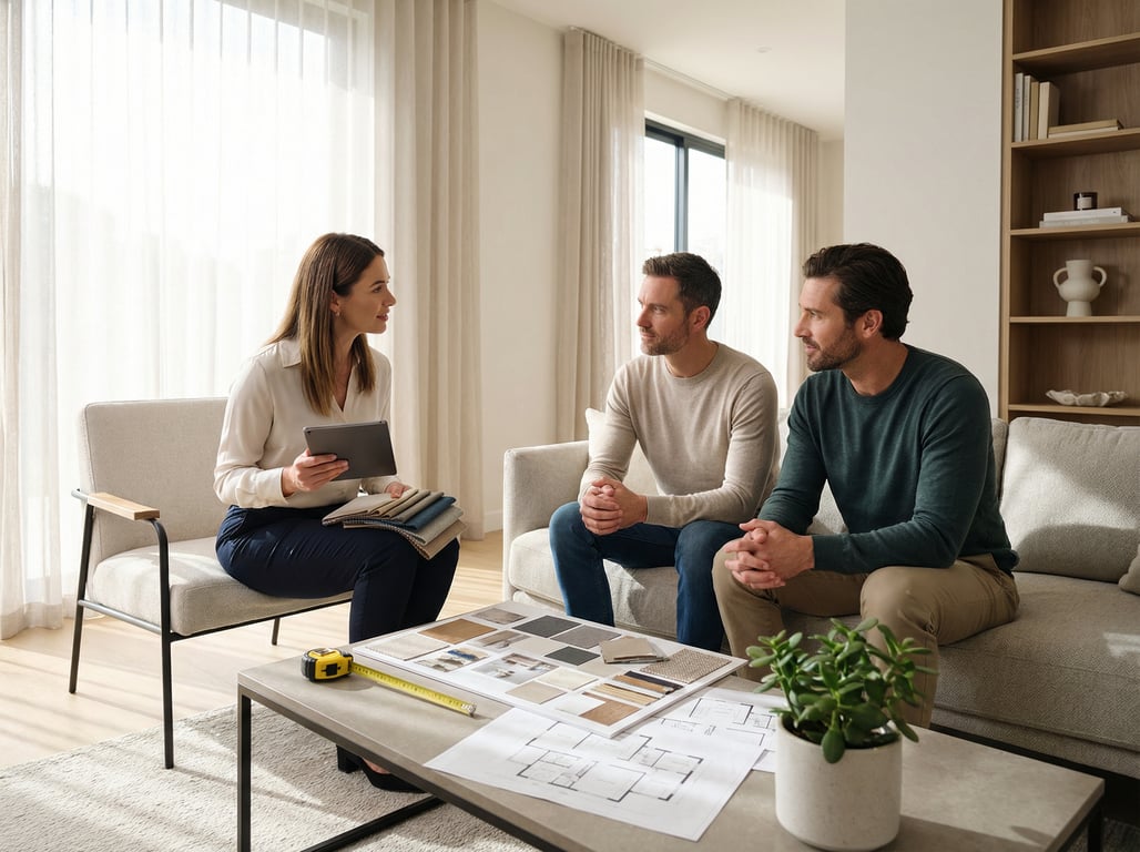 Illustration for section 1 of: Decorador de interiores: qué hace, cuánto cuesta y cuándo contratarlo (alternativas para vender una casa)