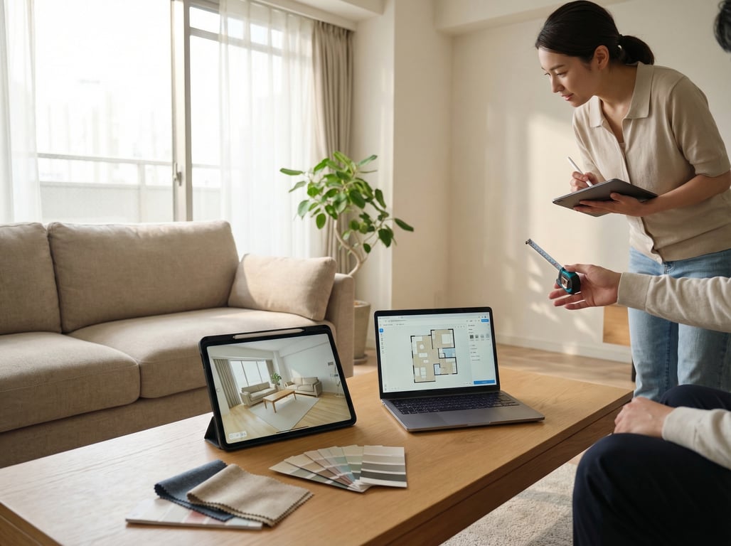 Illustration for section 1 of: Diseñador de interiores online para vender piso: cuándo contratar y cuándo usar visualización IA