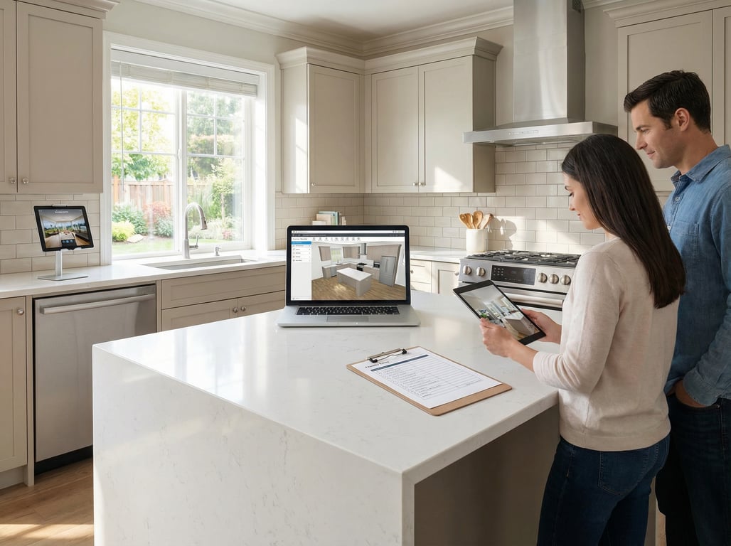 Illustration for section 1 of: Diseñar la cocina para vender una casa: checklist, ideas y errores (con opciones online y IA)