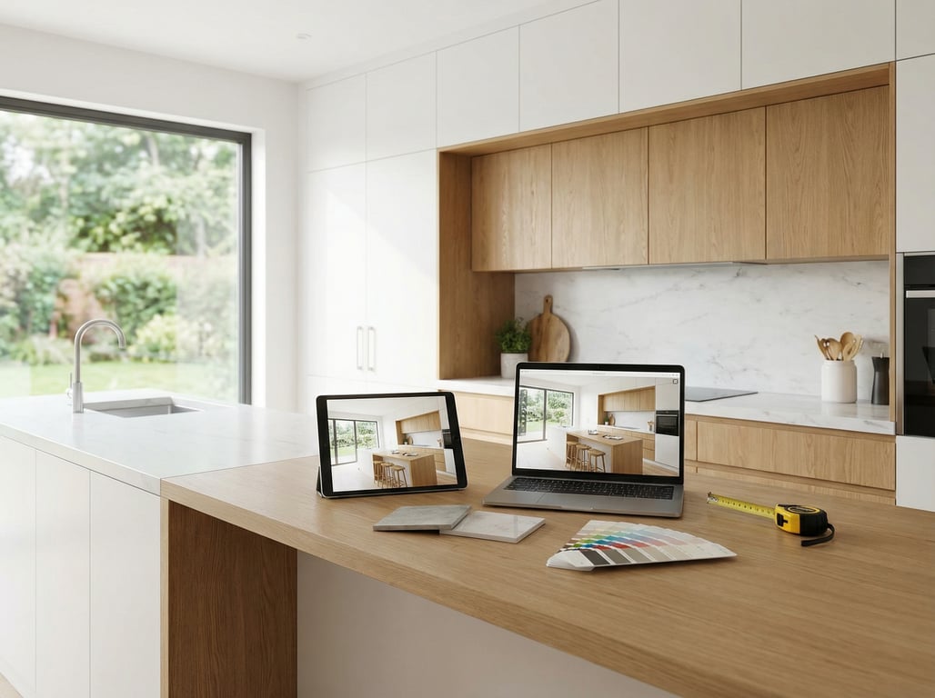 Illustration for section 2 of: Diseñar la cocina para vender una casa: checklist, ideas y errores (con opciones online y IA)