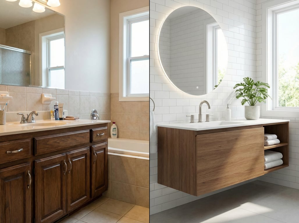 Illustration for section 1 of: Diseño de baños para vender casa: ideas rápidas, antes/después y tendencias 2025 (sin reformas grandes)