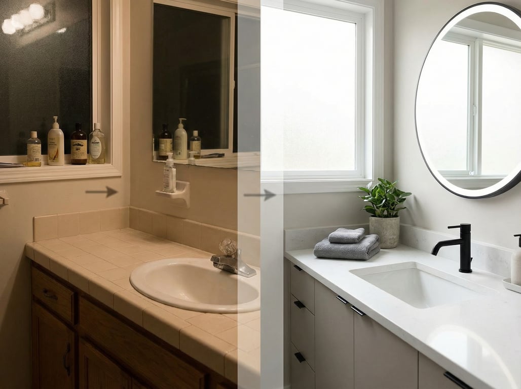 Illustration for section 2 of: Diseño de baños para vender casa: ideas rápidas, antes/después y tendencias 2025 (sin reformas grandes)