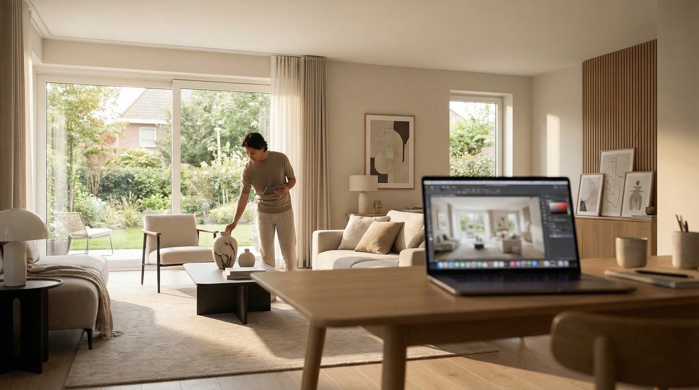 Diseño de interiores para vender una casa: guía práctica (y cuándo usar IA)