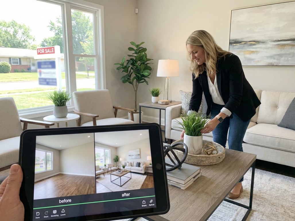 Illustration for section 2 of: Diseño de interiores para vender una casa: guía práctica (y cuándo usar IA)