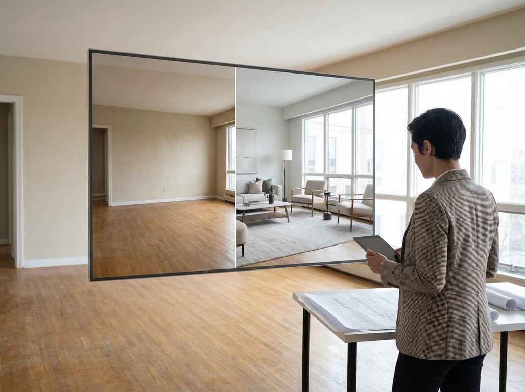 Illustration for section 1 of: Diseño interior para captación inmobiliaria: cómo visualizar mejoras antes de reformar una vivienda