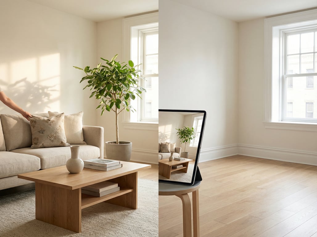 Illustration for section 1 of: Home staging: qué es, tipos (virtual vs. físico) y cuánto cuesta en 2026