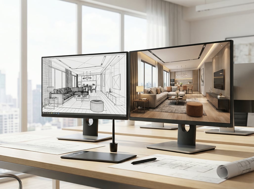 Illustration for section 2 of: Qué es renderizar (para inmobiliaria): significado, tipos y ejemplos de antes y después