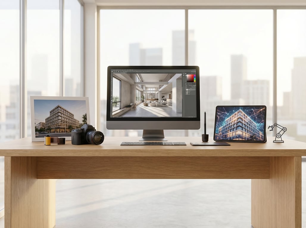 Illustration for section 2 of: Render fotorrealista: qué es, cuánto cuesta y cuándo usarlo en inmobiliaria (vs. foto y IA)