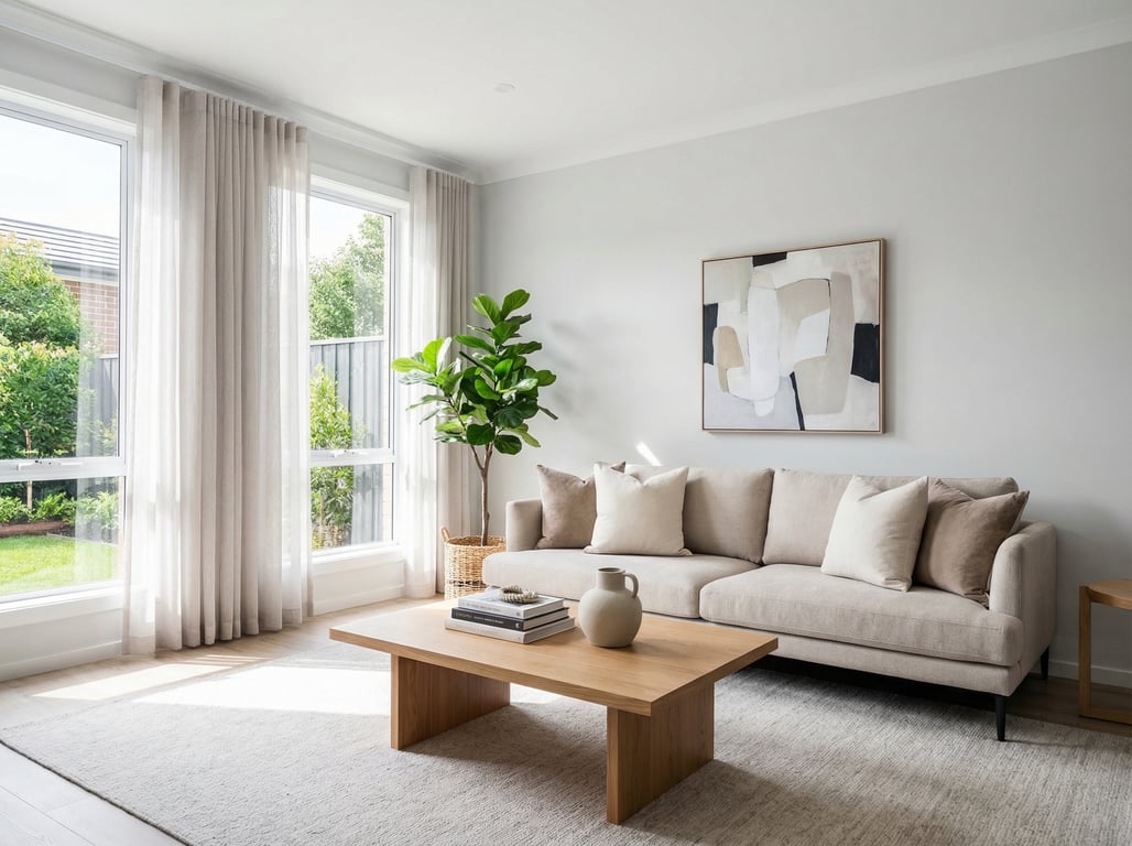 Illustration for section 2 of: Salón decorado para vender casa: 17 ideas rápidas (y errores) para fotos que convierten