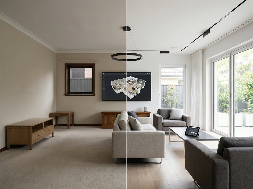 Illustration for section 2 of: Smart Home 3D: qué es y mejores alternativas para inmobiliaria (antes y después)