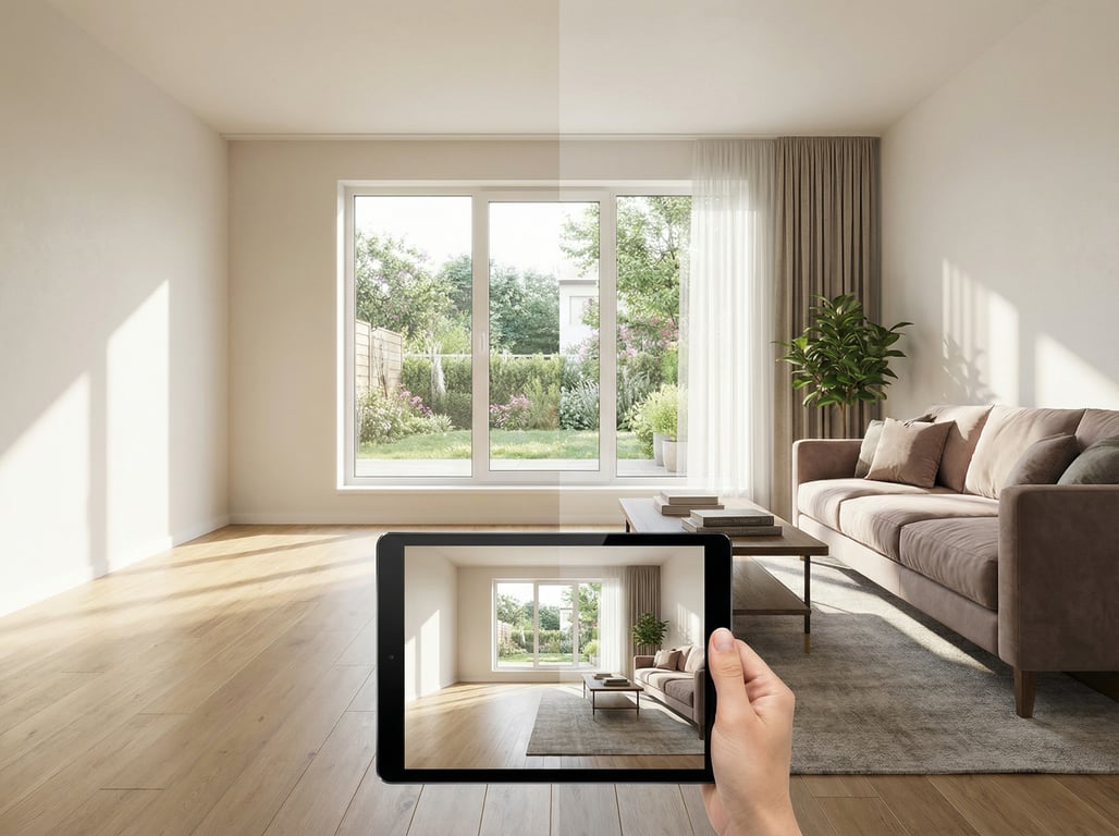 Illustration for section 1 of: Staging virtual: precio, cuánto cuesta y qué incluye (guía rápida para vender una casa)