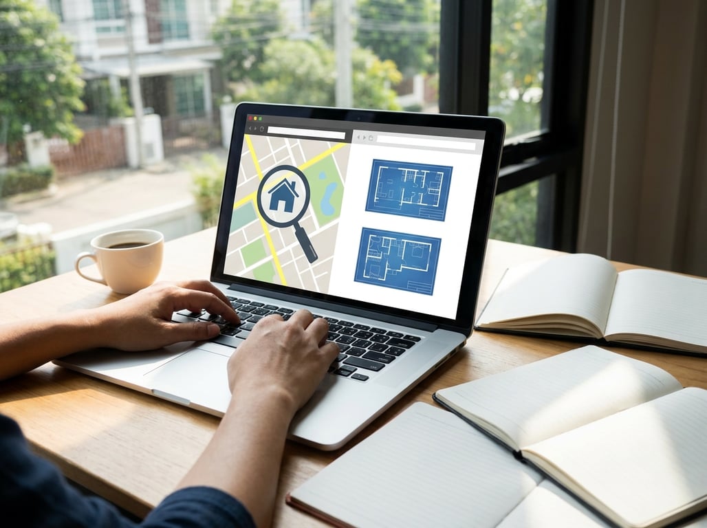 Illustration for section 2 of: Find floor plans by address: free vs paid options