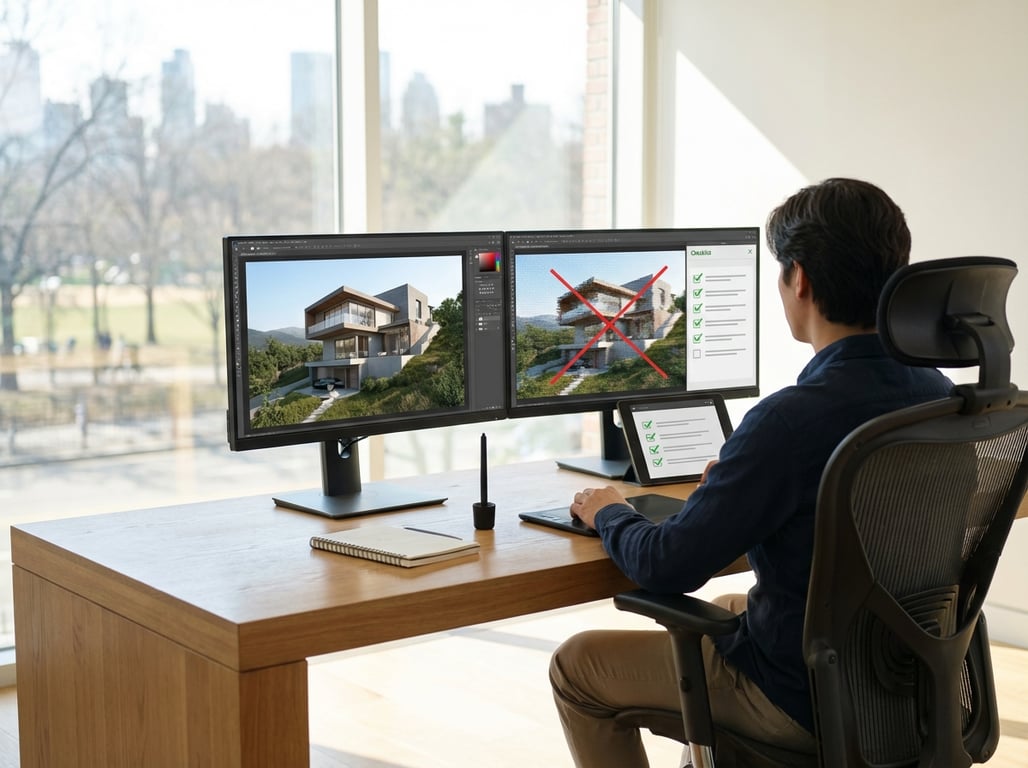 Illustration for section 1 of: Generar casa con IA: checklist y errores para anuncios