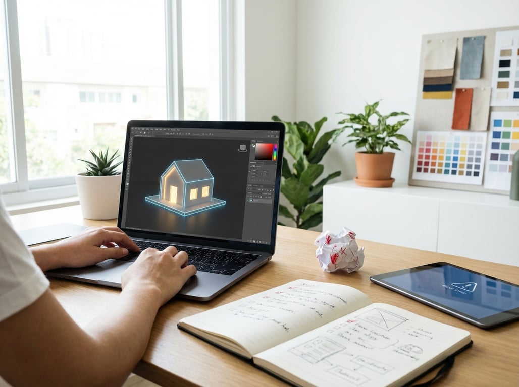 Illustration for section 2 of: Generar casa con IA: checklist y errores para anuncios