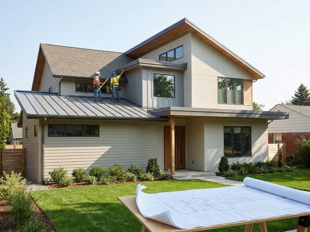 Illustration for section 1 of: 2-Story House Height: Cost Drivers, Roof Types, Ranges