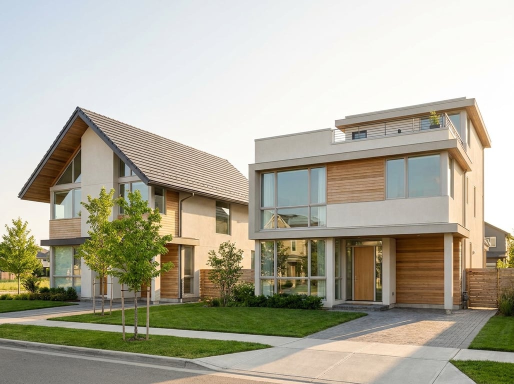 Illustration for section 2 of: 2-Story House Height: Cost Drivers, Roof Types, Ranges