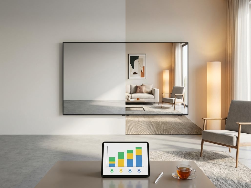 Illustration for section 1 of: Precio del home staging virtual: rangos y variables reales