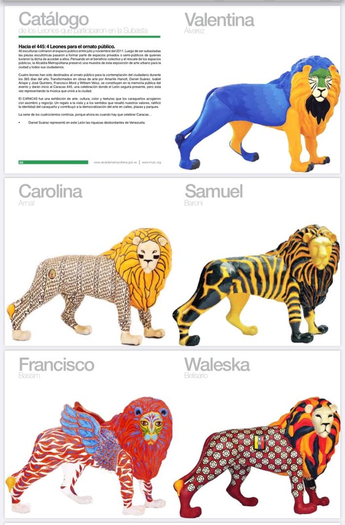 Leones con-sentido para Caracas