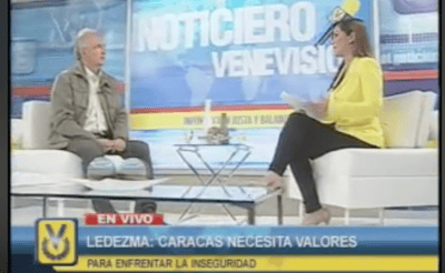 Entrevista Venevisión 16 julio 2012: Alcalde Ledezma rechazó acuerdo planteado por el CNE para regular la campaña electoral