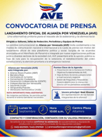 Lanzamiento oficial de Alianza por Venezuela (AVE)
