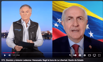 Dionisio y Antonio Ledezma: Venezuela: llegó la hora de La Libertad. Razón de Estado