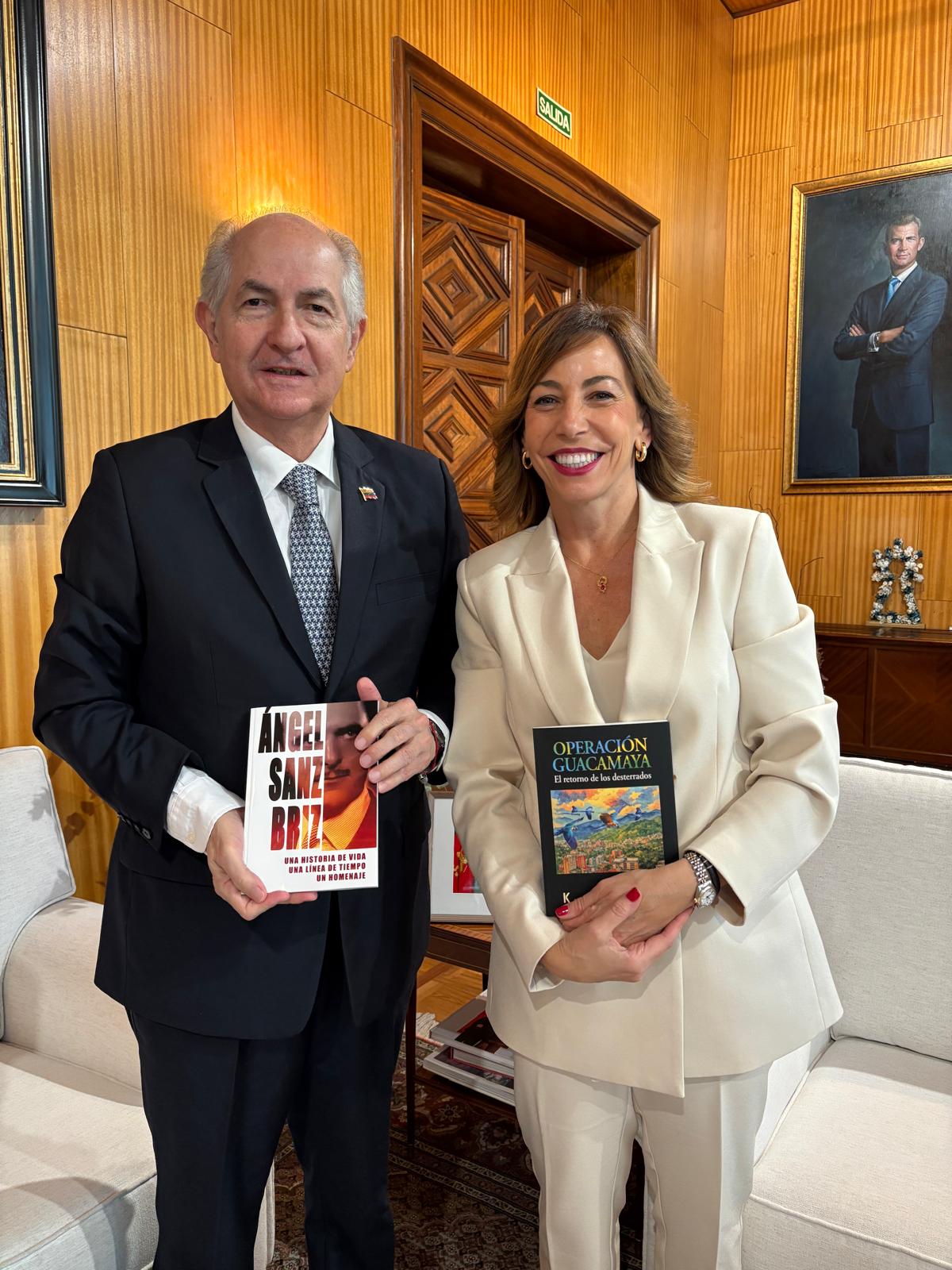 Ledezma con alcaldesa de Zaragoza