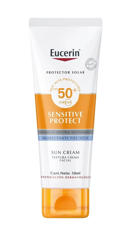 Eucerin Protector Solar Facial Sensitive Protect FPS50+ 50ml