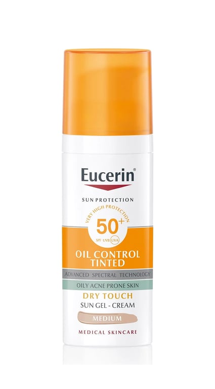 Eucerin Protector Solar Facial Oil Control Tono Medio FPS50+ 50ml