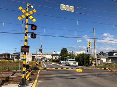 小さい頃よく電車を見た踏切