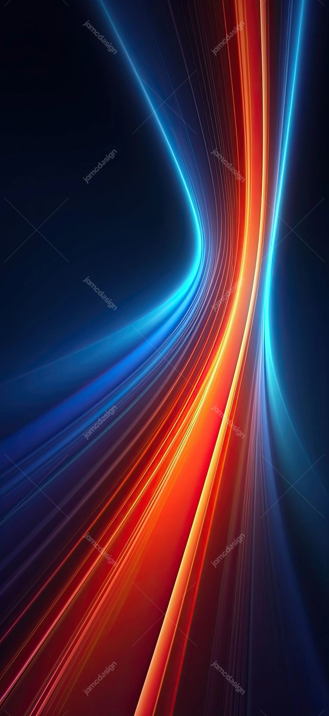 Abstract Neon Speed Lines Technology Background