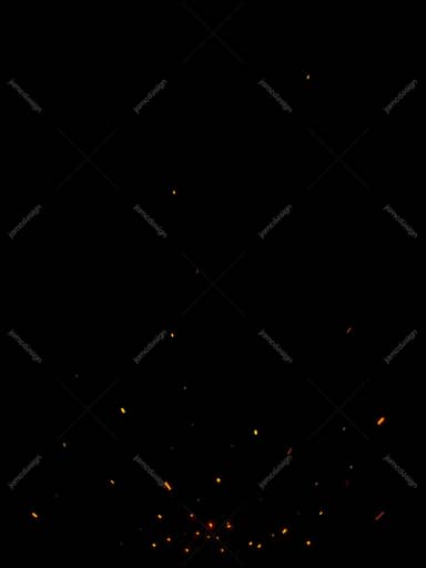 Fiery Particle Mist On Black Background Orange Spark Glow Texture