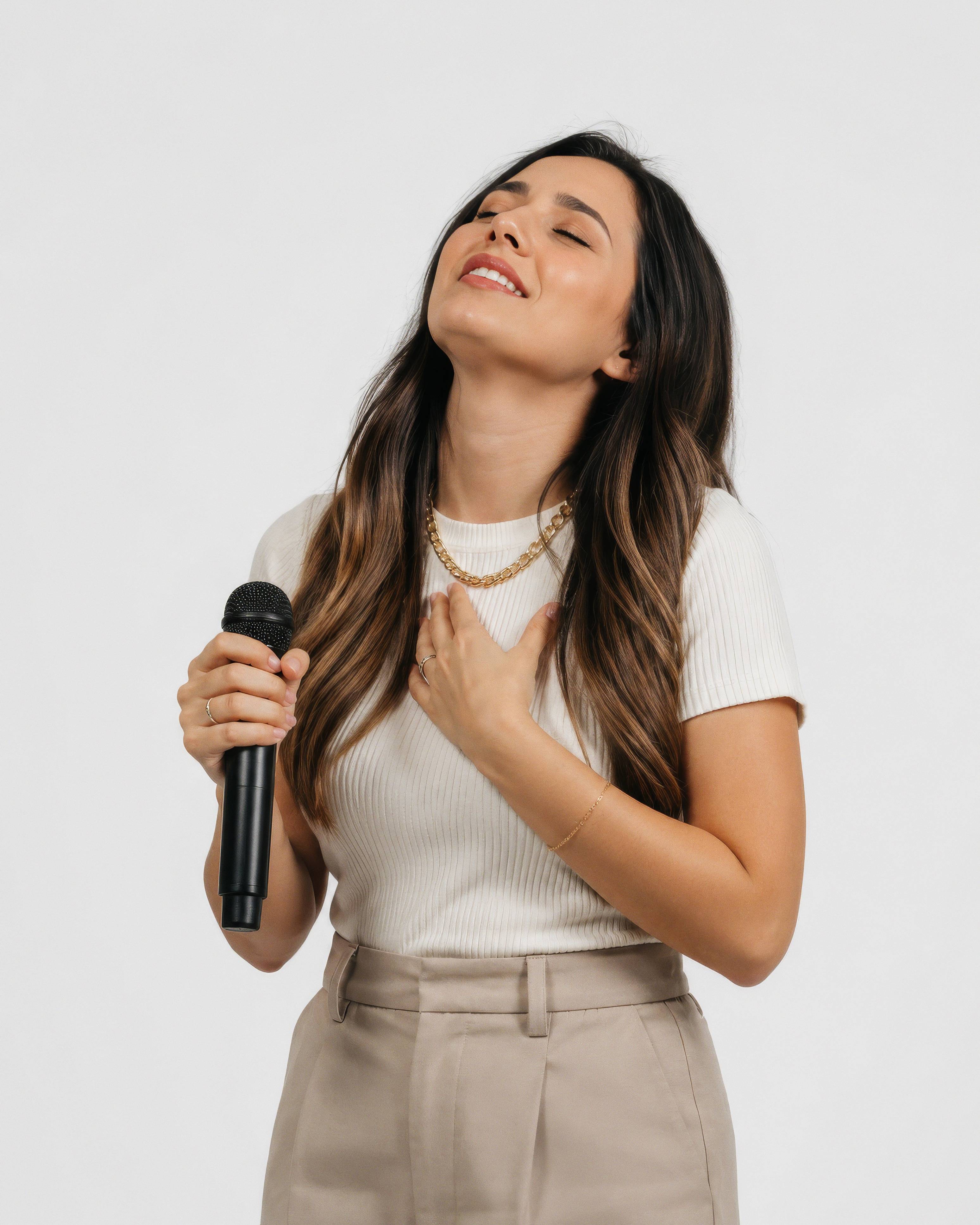Christian Worship Singer Studio Portrait