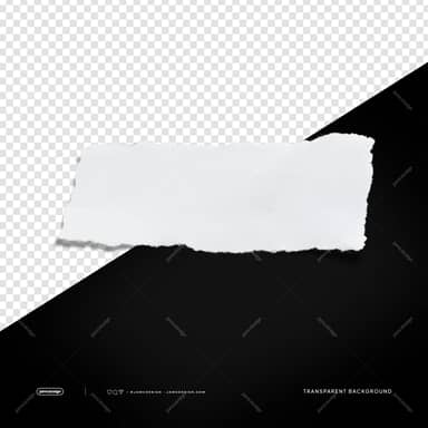 White Torn Paper Strip With Shadow Ragged Surface PNG Transparent