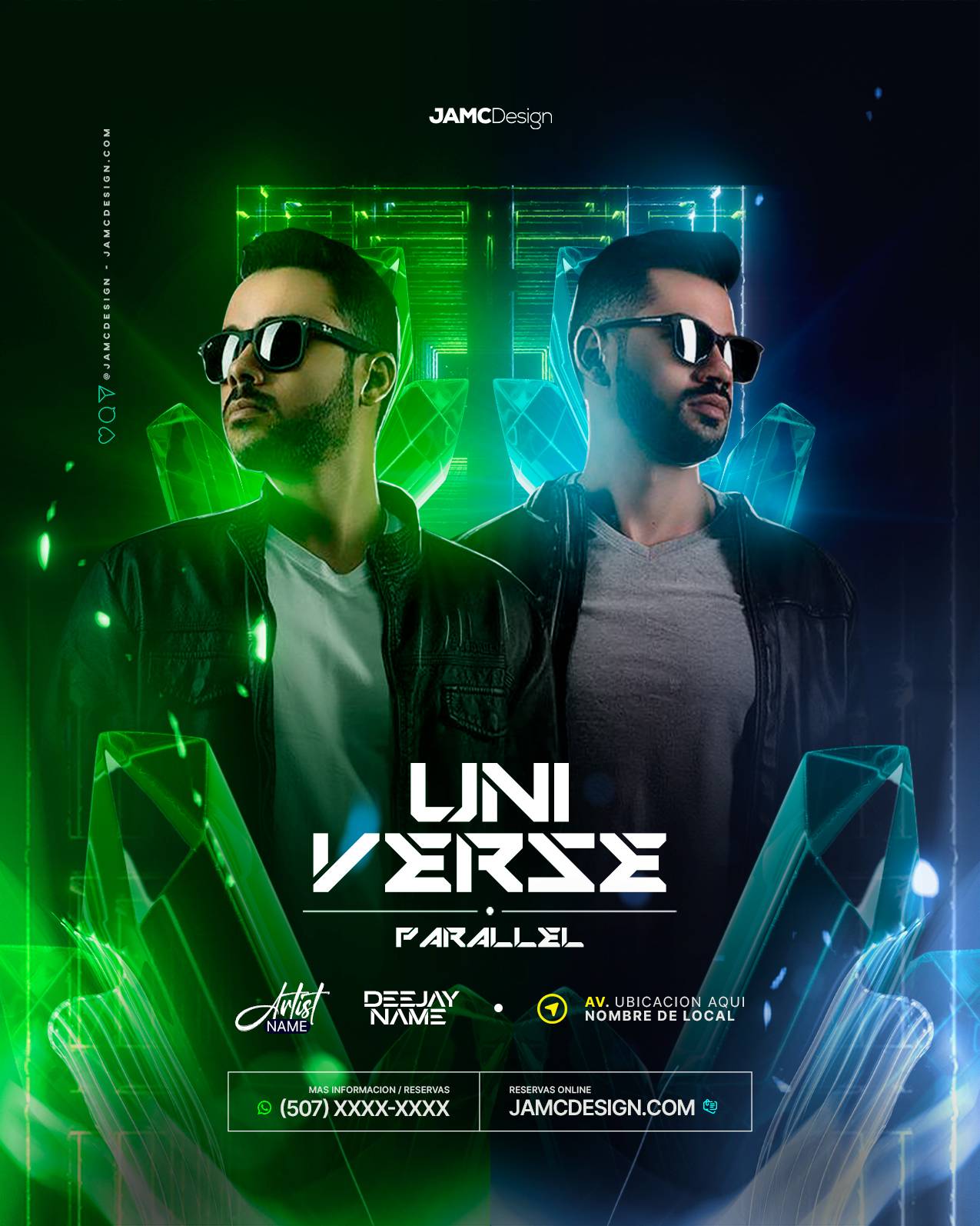 Universe Parallel Flyer Template PSD