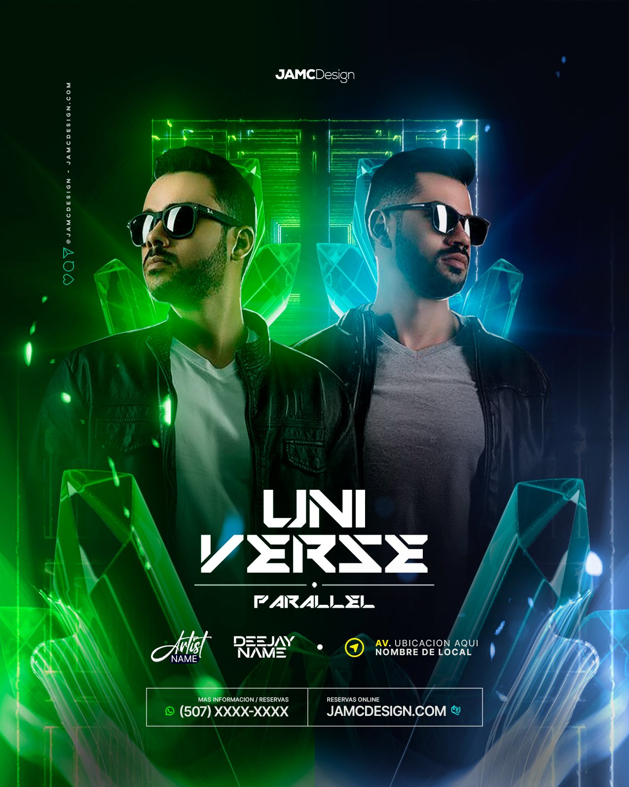 Universe Parallel Flyer Template PSD