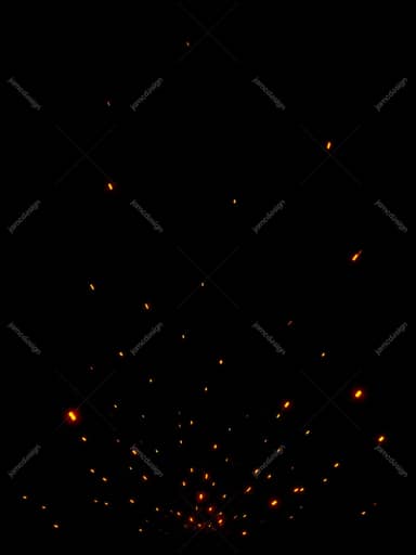 Warm Fire Particle Texture On Black Orange Ember Glow Background
